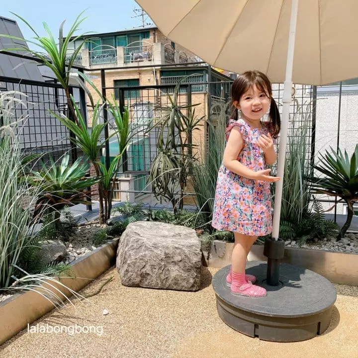 Lalabongbong - Korean Children Fashion - #prettylittlegirls - Square Sleeveless One-piece - 12