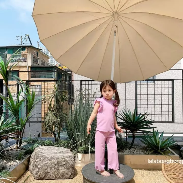 Lalabongbong - Korean Children Fashion - #stylishchildhood - Wing Top Bottom Set - 7