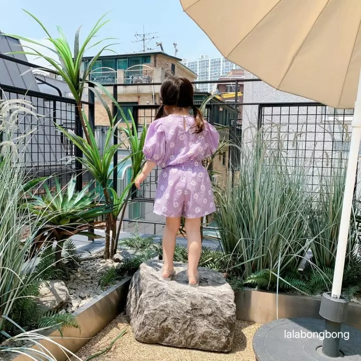Lalabongbong - Korean Children Fashion - #todddlerfashion - Sweet Top Bottom Set - 8