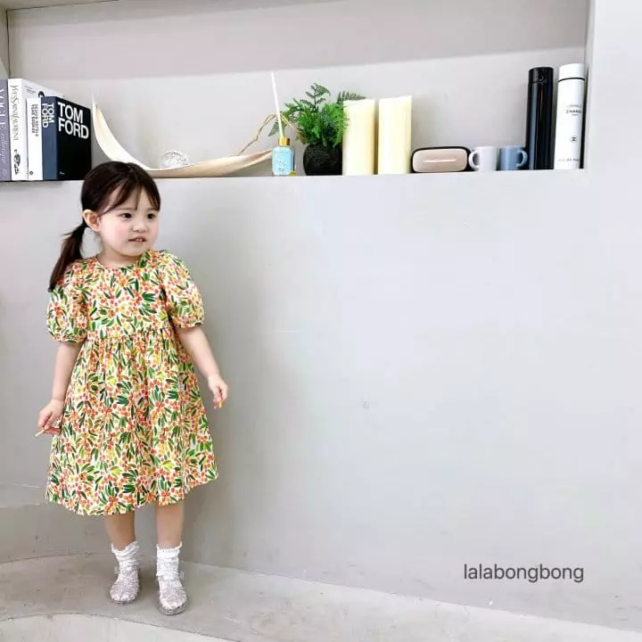 Lalabongbong - Korean Children Fashion - #toddlerclothing - Joy Puff One-piece - 12