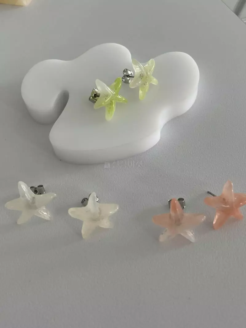 Lapin - Korean Women Fashion - #momslook - Starfish Earring