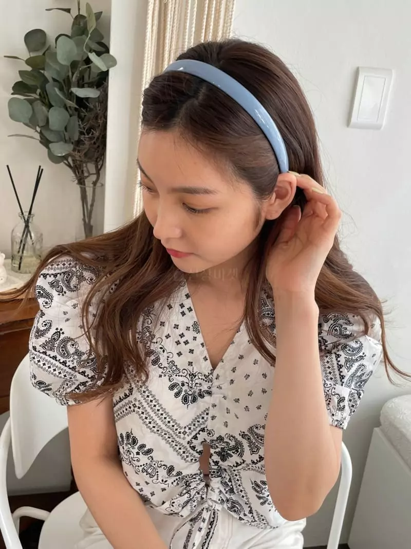 Lapin - Korean Women Fashion - #thelittlethings - Bling Pastel Slim Hairband - 4