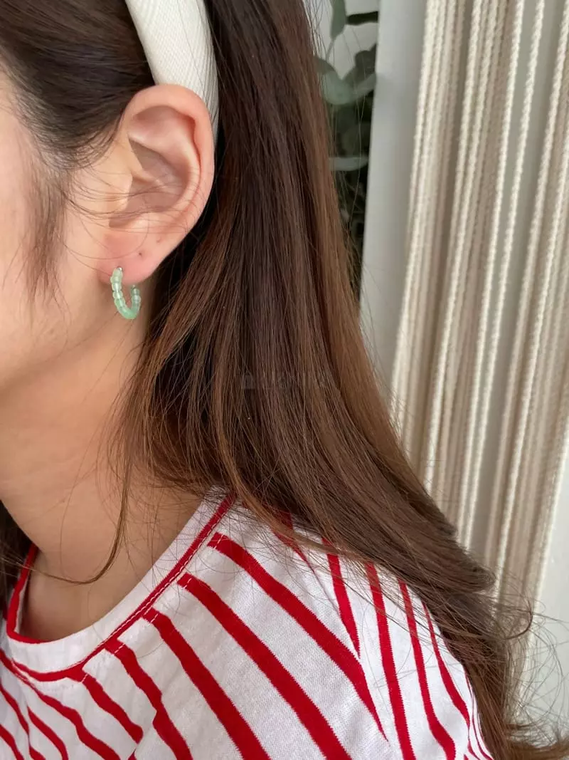 Lapin - Korean Women Fashion - #womensfashion - Spring Flower Earring - 3