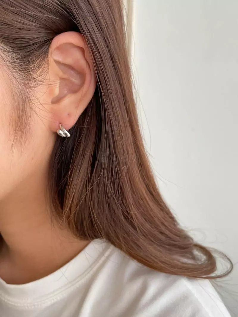 Lapin - Korean Women Fashion - #momslook - Bolk Earring - 4