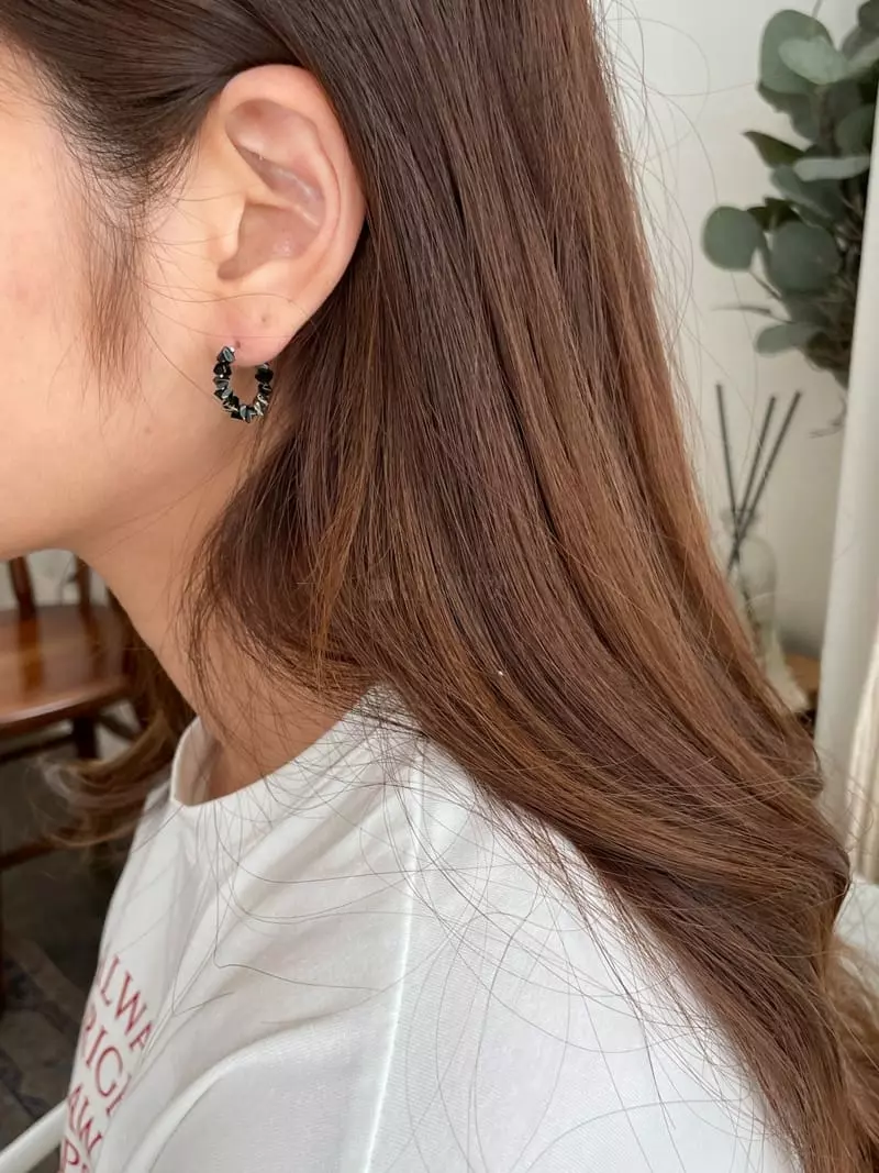 Lapin - Korean Women Fashion - #womensfashion - Triangle Earring - 3