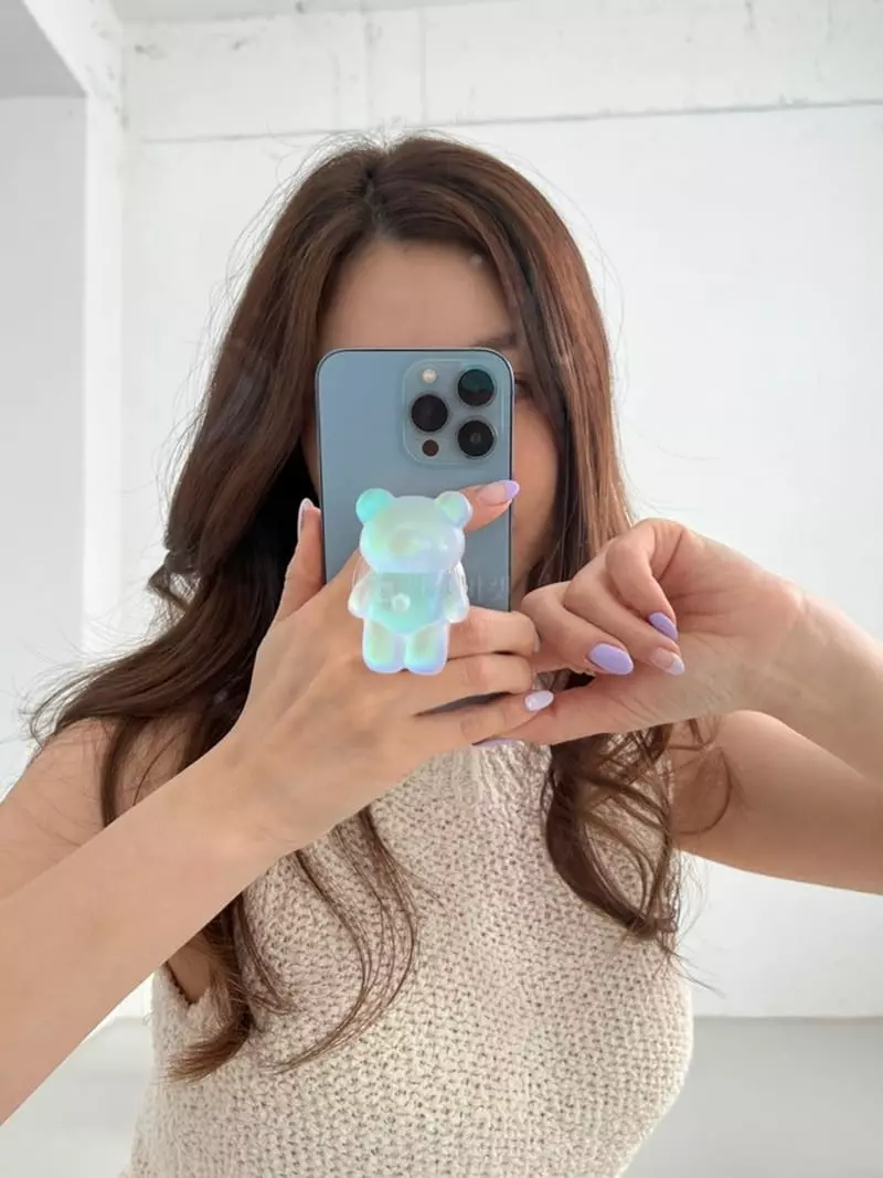 Lapin - Korean Women Fashion - #momslook - Aroura Bear Griptok - 4