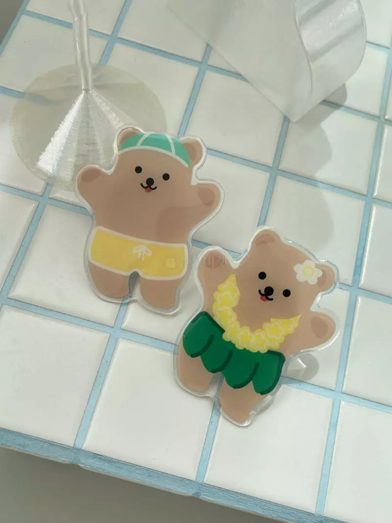 Lapin - Korean Women Fashion - #womensfashion - Cuty Bear Griptok - 3