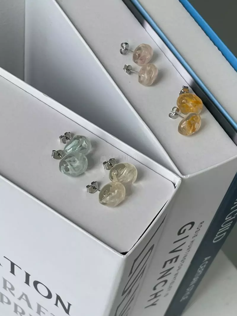 Lapin - Korean Women Fashion - #womensfashion - Leaf Earring - 3