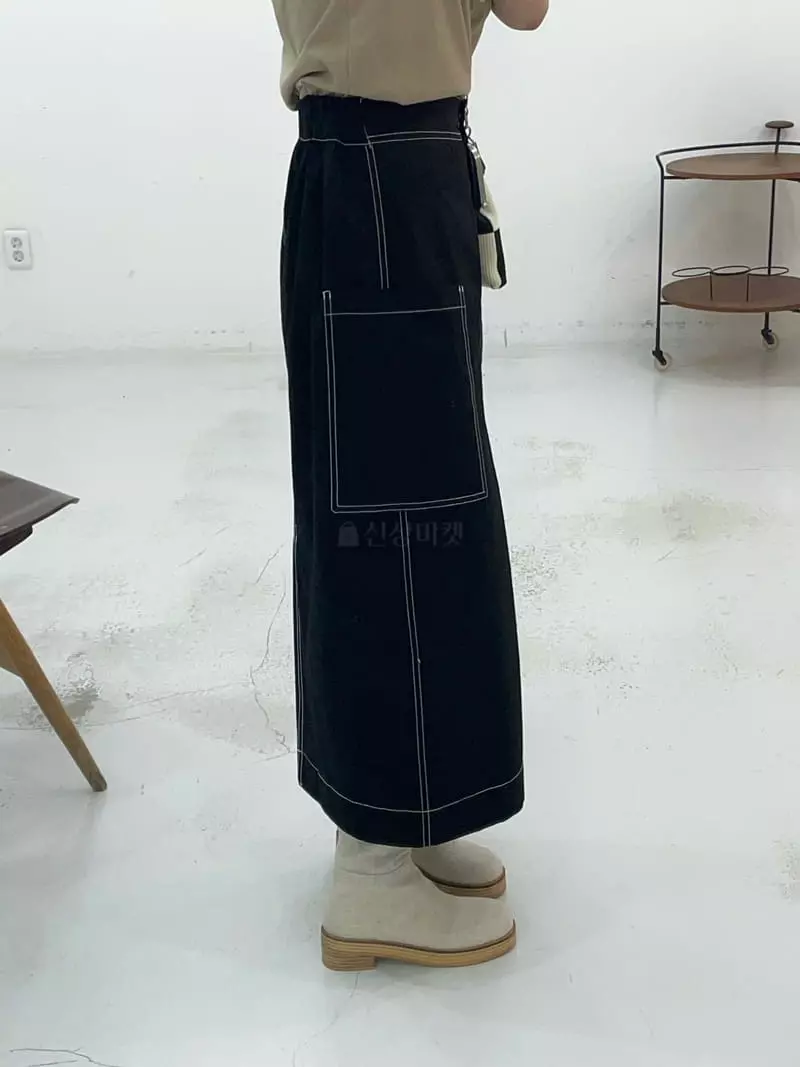 Le Ppl - Korean Women Fashion - #momslook - Basic Skirt - 2