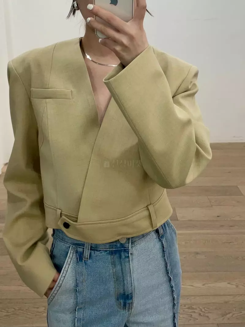 Le Ppl - Korean Women Fashion - #restrostyle - Squared Jacket - 2