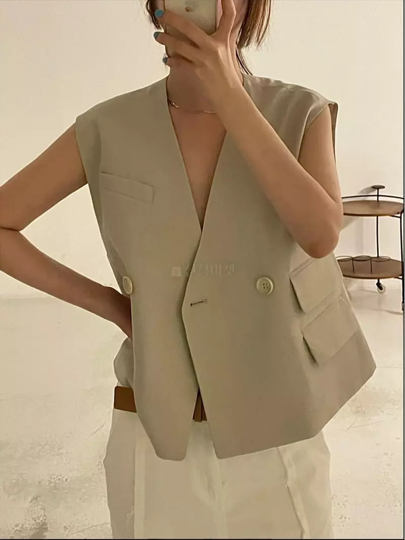 Le Ppl - Korean Women Fashion - #restrostyle - Studio Vest 