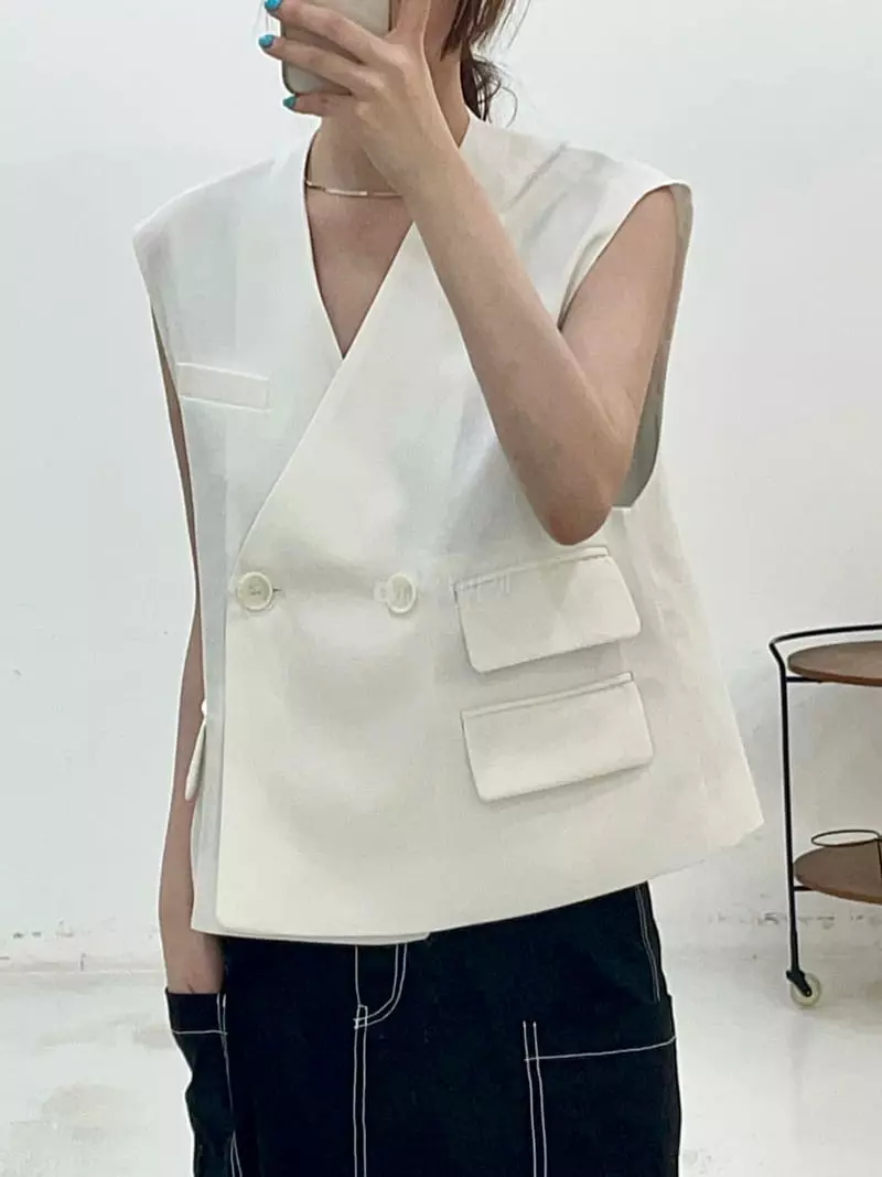 Le Ppl - Korean Women Fashion - #shopsmall - Studio Vest  - 3