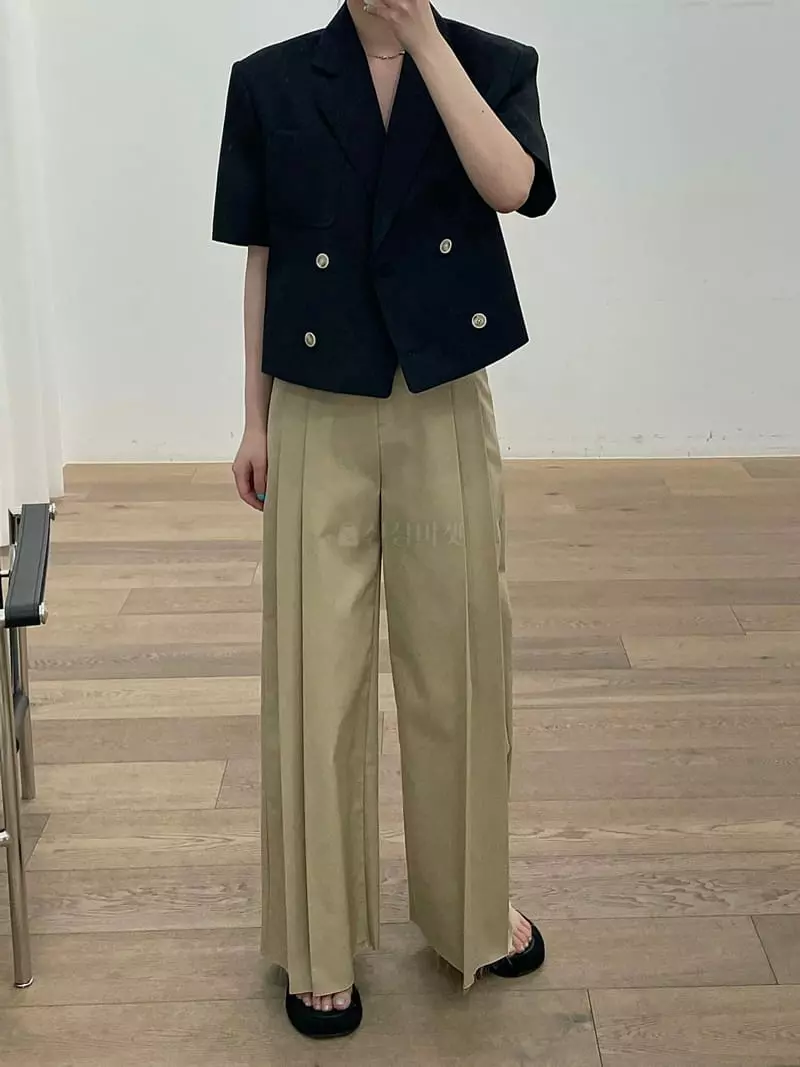 Le Ppl - Korean Women Fashion - #thelittlethings - Rinkle Wide Pants - 2