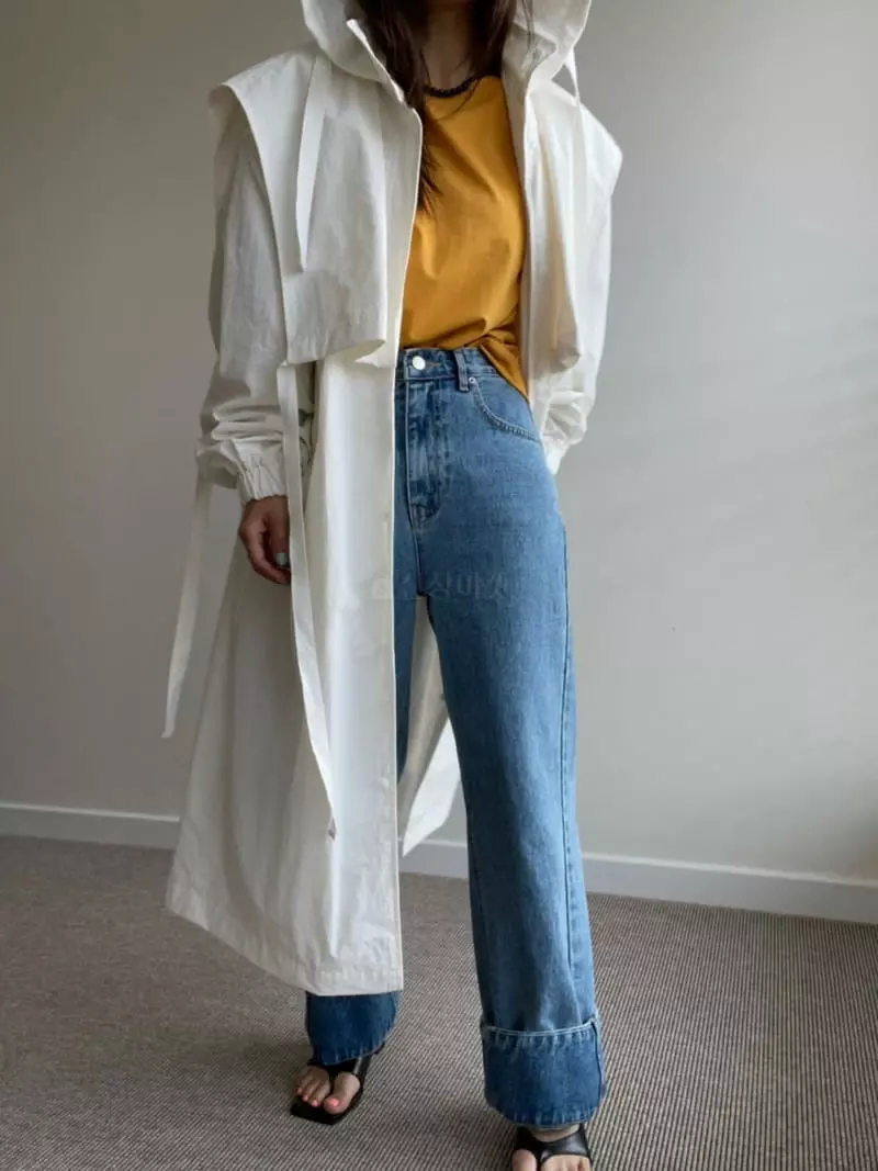 Le Ppl - Korean Women Fashion - #womensfashion - Ruff Hoody Jacket - 2
