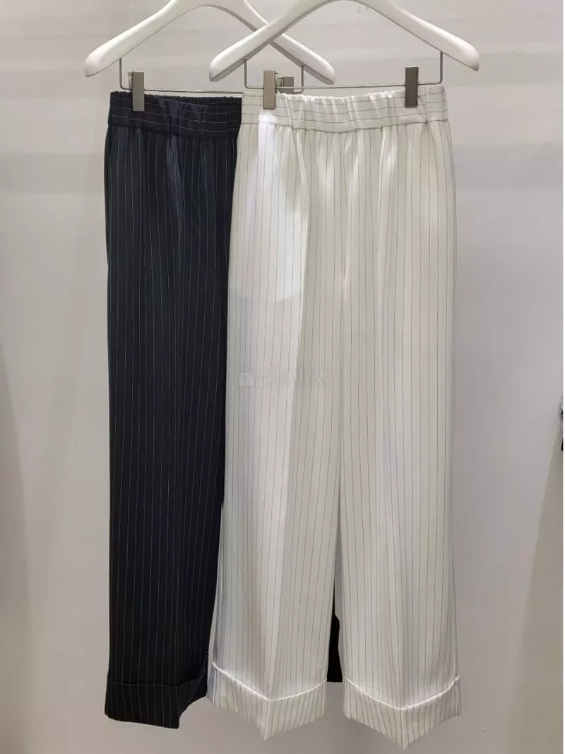 Le Ppl - Korean Women Fashion - #momslook - Stripes Pants - 4
