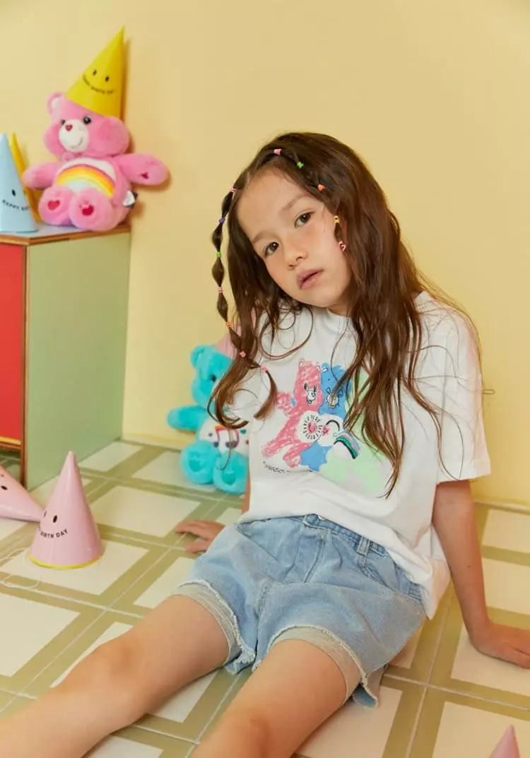Lilas - Korean Children Fashion - #childrensboutique - Sweet Bear Tee - 4