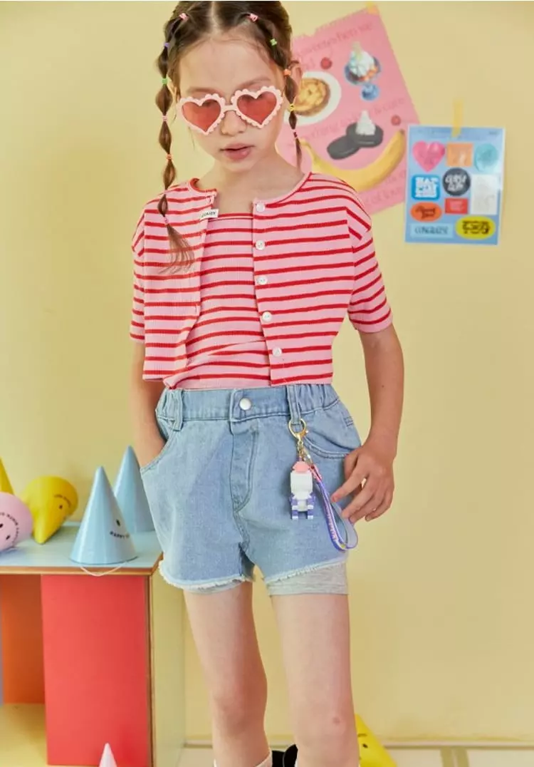 Lilas - Korean Children Fashion - #discoveringself - Heart Breaker Cardigan Set