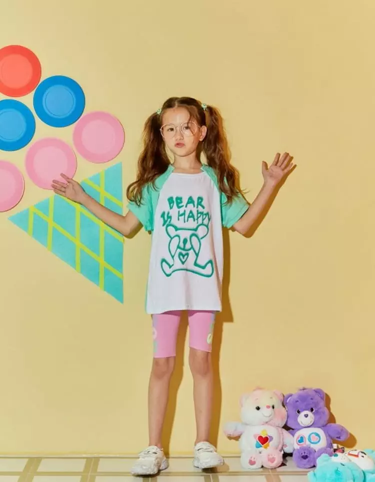 Lilas - Korean Children Fashion - #fashionkids - Happy Bear Dino Tee - 4