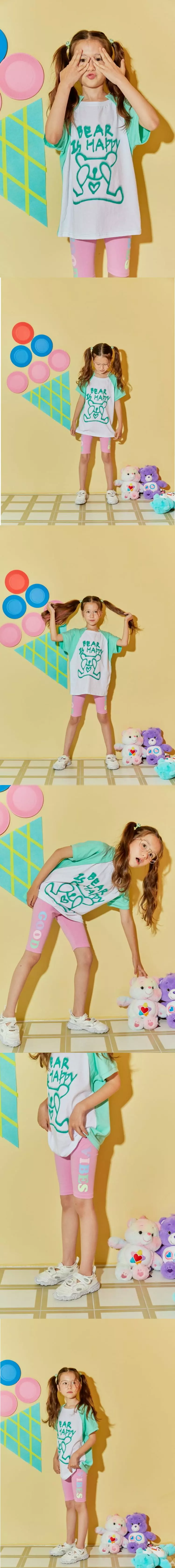 Lilas - Korean Children Fashion - #kidsstore - Happy Bear Dino Tee - 5