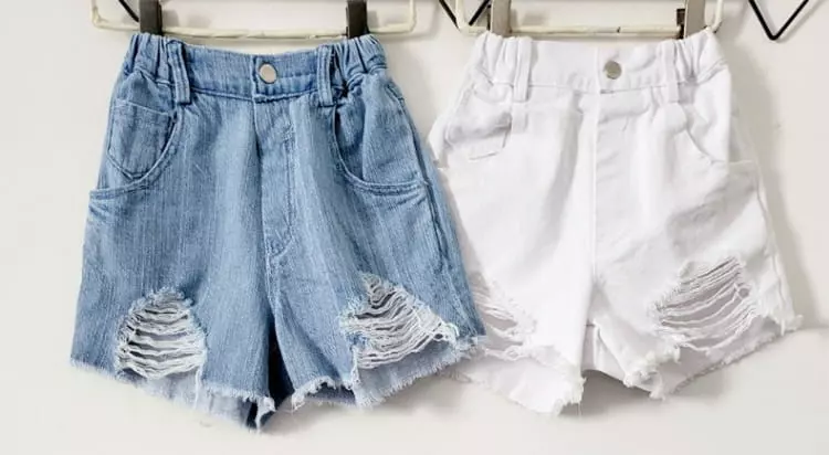 Lilas - Korean Children Fashion - #littlefashionista - Vintage Shorts - 5