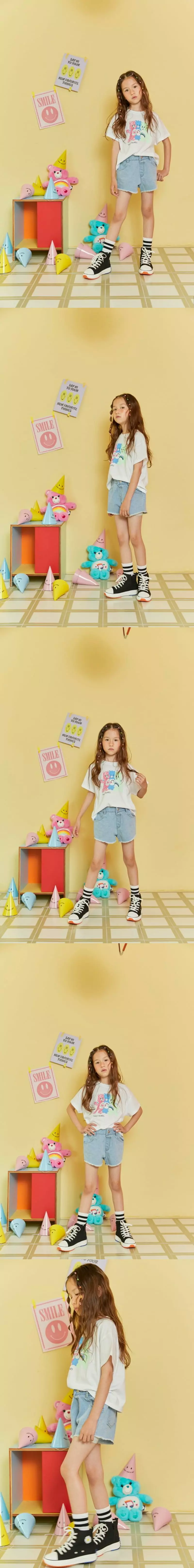 Lilas - Korean Children Fashion - #magicofchildhood - Denim Layered Shorts - 2