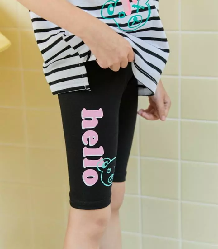 Lilas - Korean Children Fashion - #magicofchildhood - Hello Leggings