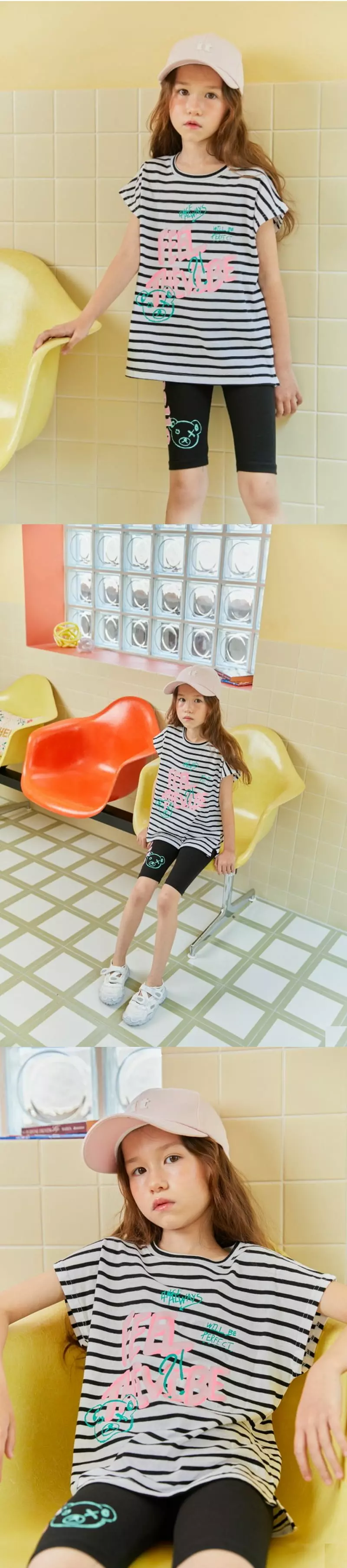 Lilas - Korean Children Fashion - #minifashionista - Hello Leggings - 2