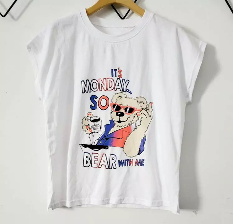 Lilas - Korean Children Fashion - #minifashionista - Monday Tee - 3