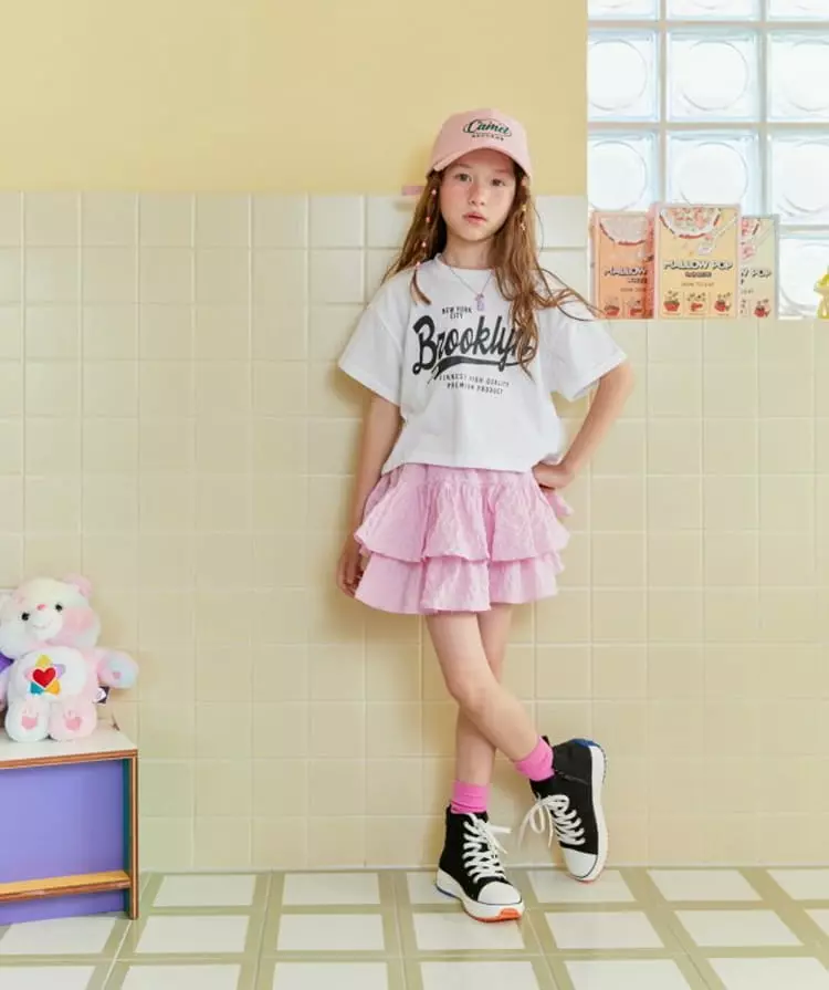 Lilas - Korean Children Fashion - #minifashionista - Brooklyn Crop Tee