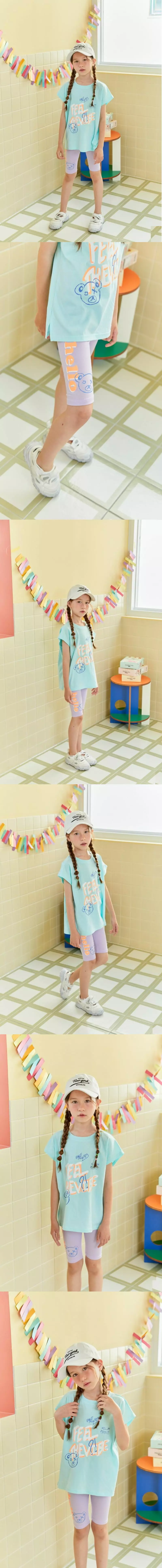 Lilas - Korean Children Fashion - #prettylittlegirls - Hello Leggings - 4