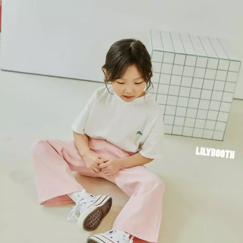 Lilybooth - Korean Children Fashion - #designkidswear - Okay Embroidery Tee - 3