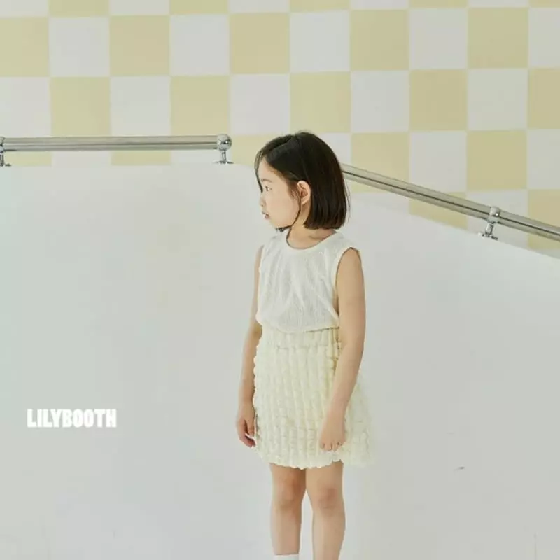 Lilybooth - Korean Children Fashion - #designkidswear - Eyelet Sleeveless