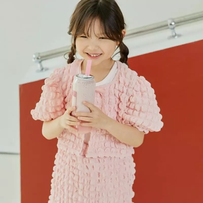 Lilybooth - Korean Children Fashion - #designkidswear - Wrinkle Top Bottom Set - 4