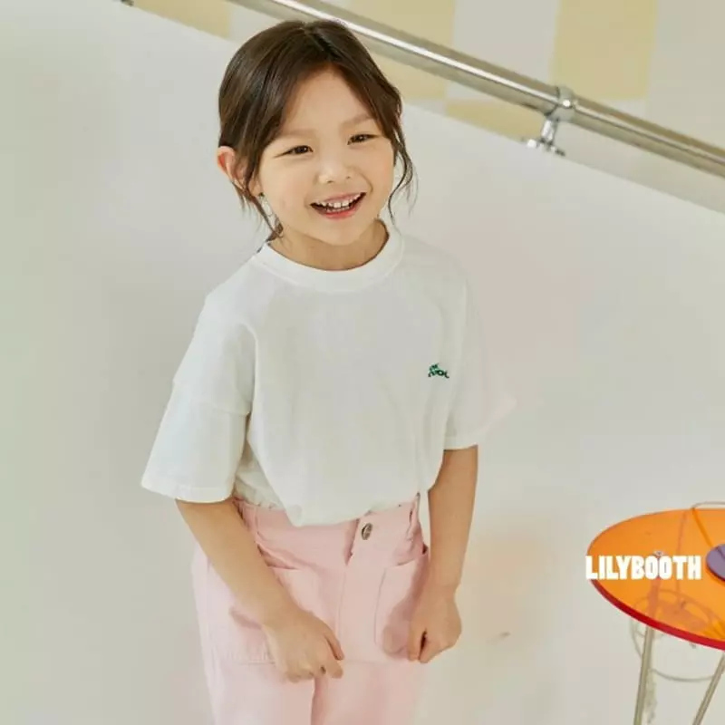 Lilybooth - Korean Children Fashion - #fashionkids - Okay Embroidery Tee - 5