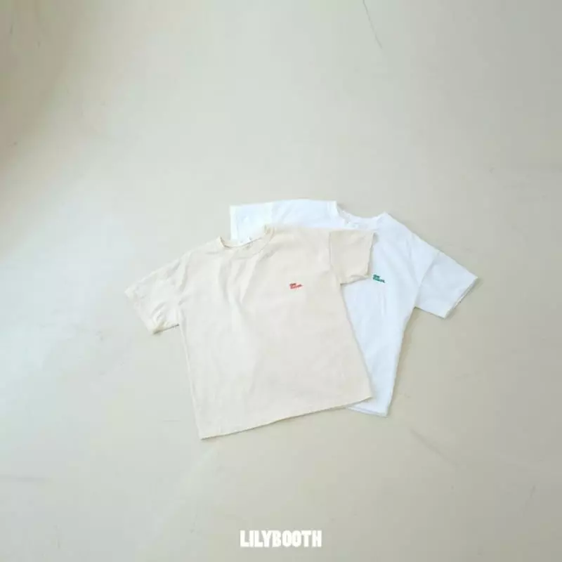 Lilybooth - Korean Children Fashion - #kidsshorts - Okay Embroidery Tee - 6