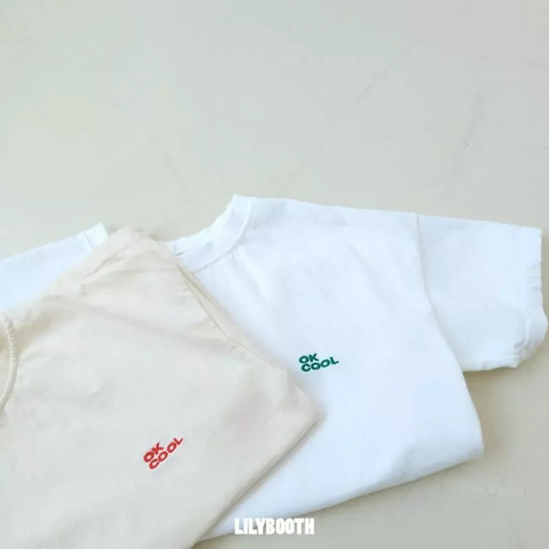 Lilybooth - Korean Children Fashion - #kidsstore - Okay Embroidery Tee - 7