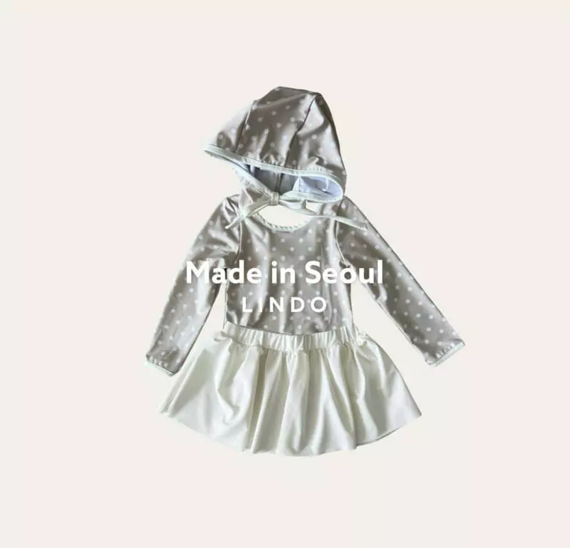 Lindo - Korean Children Fashion - #childofig - Bli Skirt Swimwear with Hat