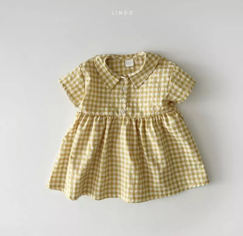 Lindo - Korean Children Fashion - #todddlerfashion - Coco Collar One-piece - 2