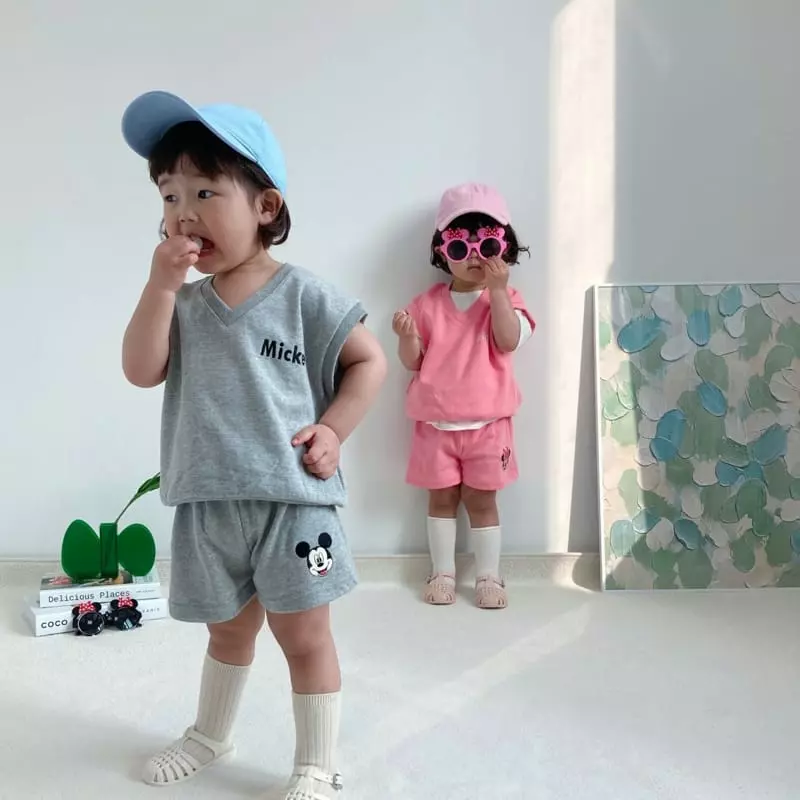 Little Rabbit - Korean Children Fashion - #Kfashion4kids - Jjin Top Bottom Set - 5
