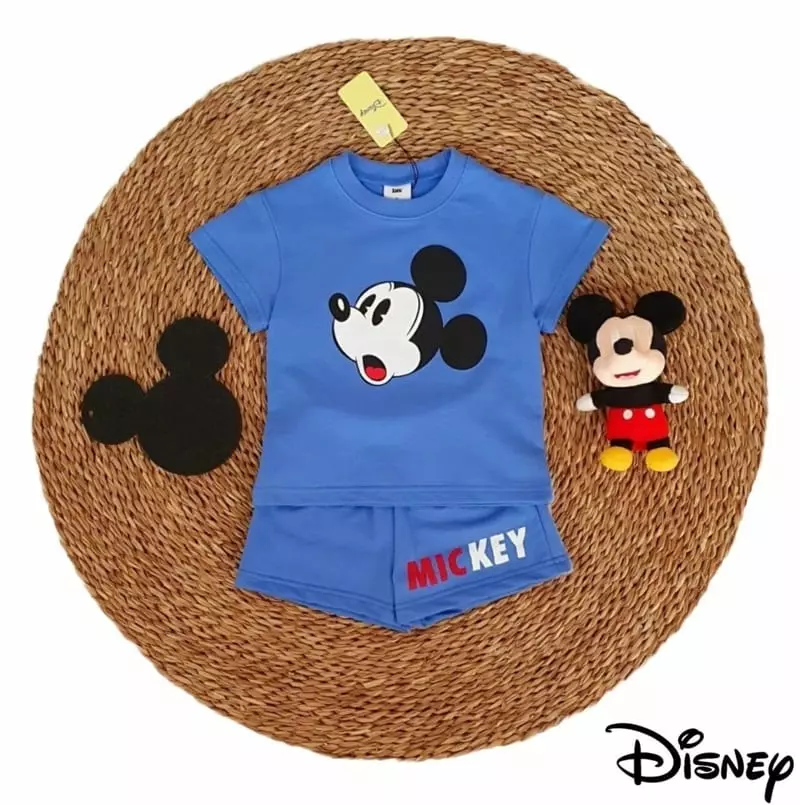 Little Rabbit - Korean Children Fashion - #Kfashion4kids - Mickey Friends Top Bottom Set - 3