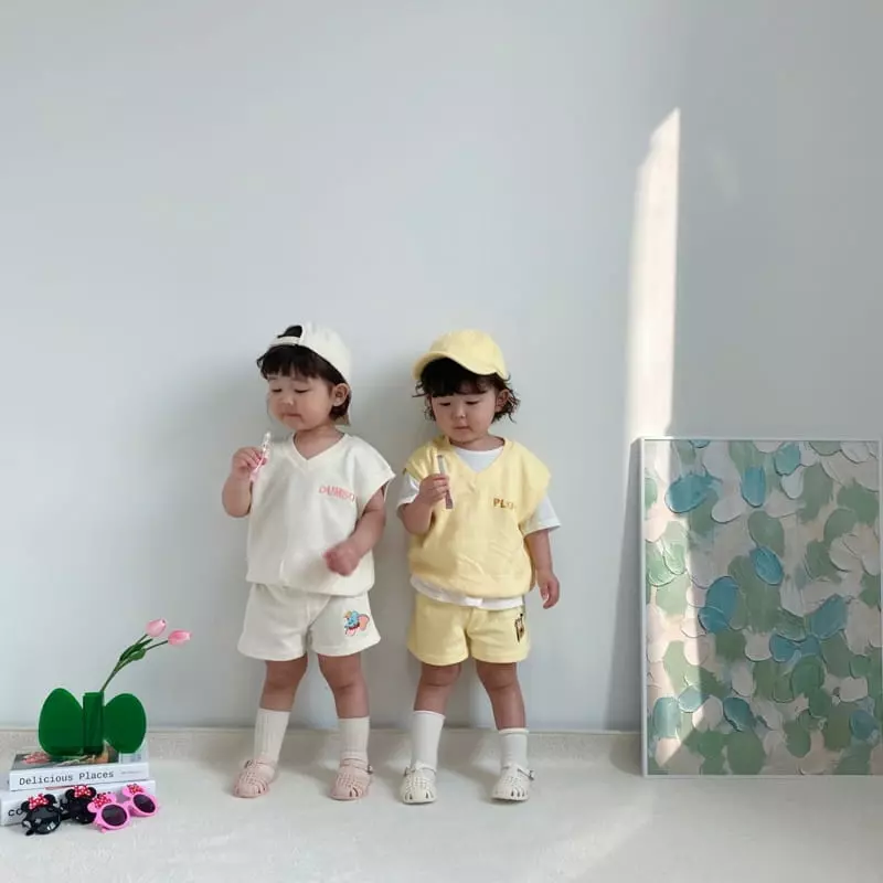 Little Rabbit - Korean Children Fashion - #childofig - Jjin Top Bottom Set - 11