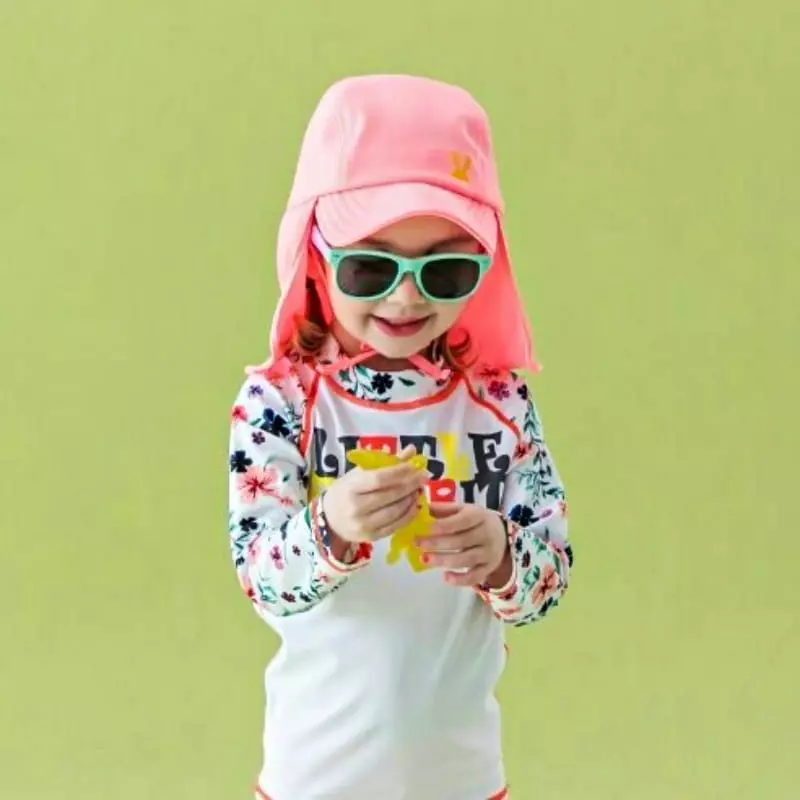 Little Rabbit - Korean Children Fashion - #childofig - Little Rabbit Aqua Sun Block Hat - 10