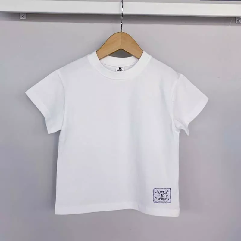 Little Rabbit - Korean Children Fashion - #fashionkids - Washing Mos Tee - 3