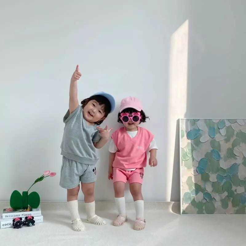 Little Rabbit - Korean Children Fashion - #kidsstore - Jjin Top Bottom Set - 3