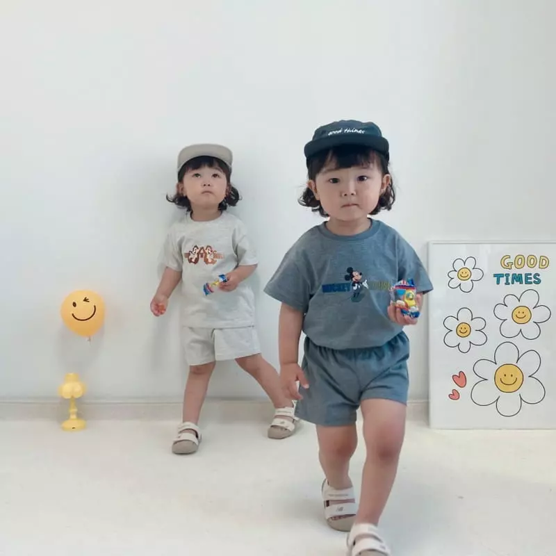Little Rabbit - Korean Children Fashion - #minifashionista - Ggogga Top Bottom Set