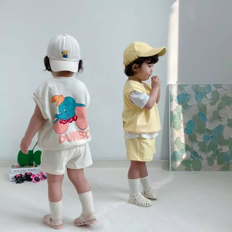 Little Rabbit - Korean Children Fashion - #minifashionista - Jjin Top Bottom Set - 8