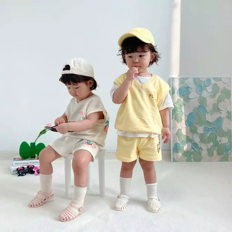 Little Rabbit - Korean Children Fashion - #prettylittlegirls - Jjin Top Bottom Set - 9