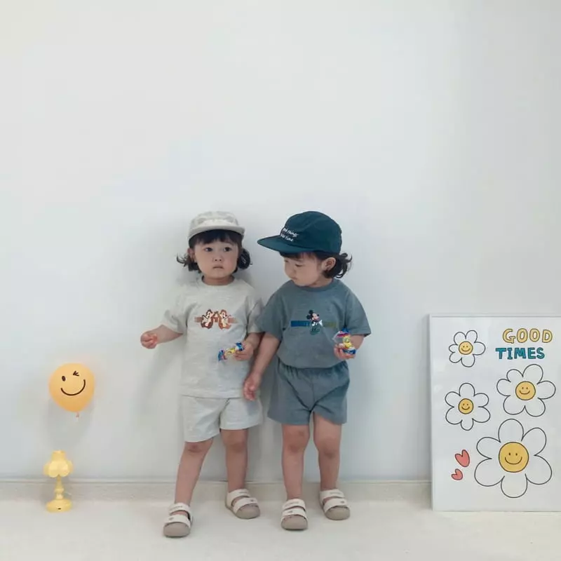 Little Rabbit - Korean Children Fashion - #todddlerfashion - Ggogga Top Bottom Set - 3