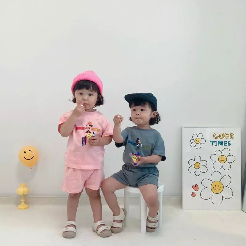 Little Rabbit - Korean Children Fashion - #todddlerfashion - Ggogga Top Bottom Set - 4