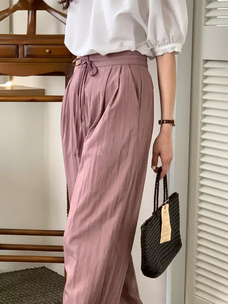 Loringrei - Korean Women Fashion - #momslook - Merry Pants - 3